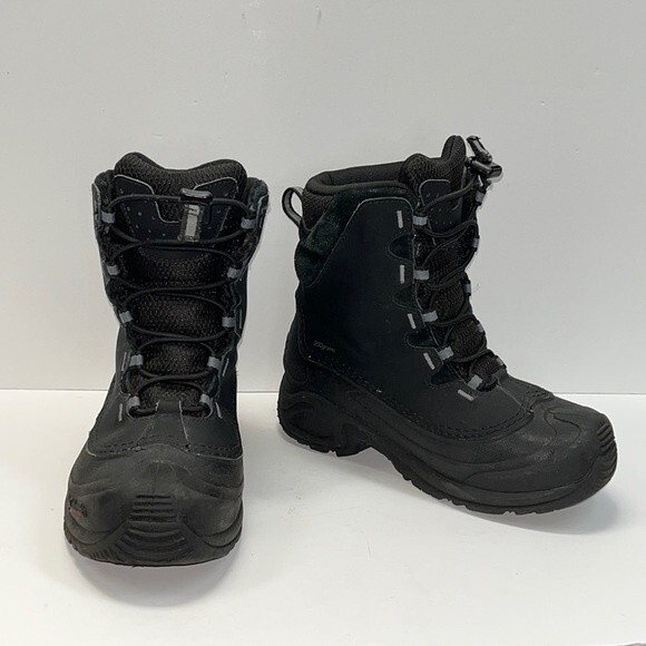 Columbia Size 3 Bugaboot II 200 Gram Snow Boots - Kids  Black - Picture 2 of 12